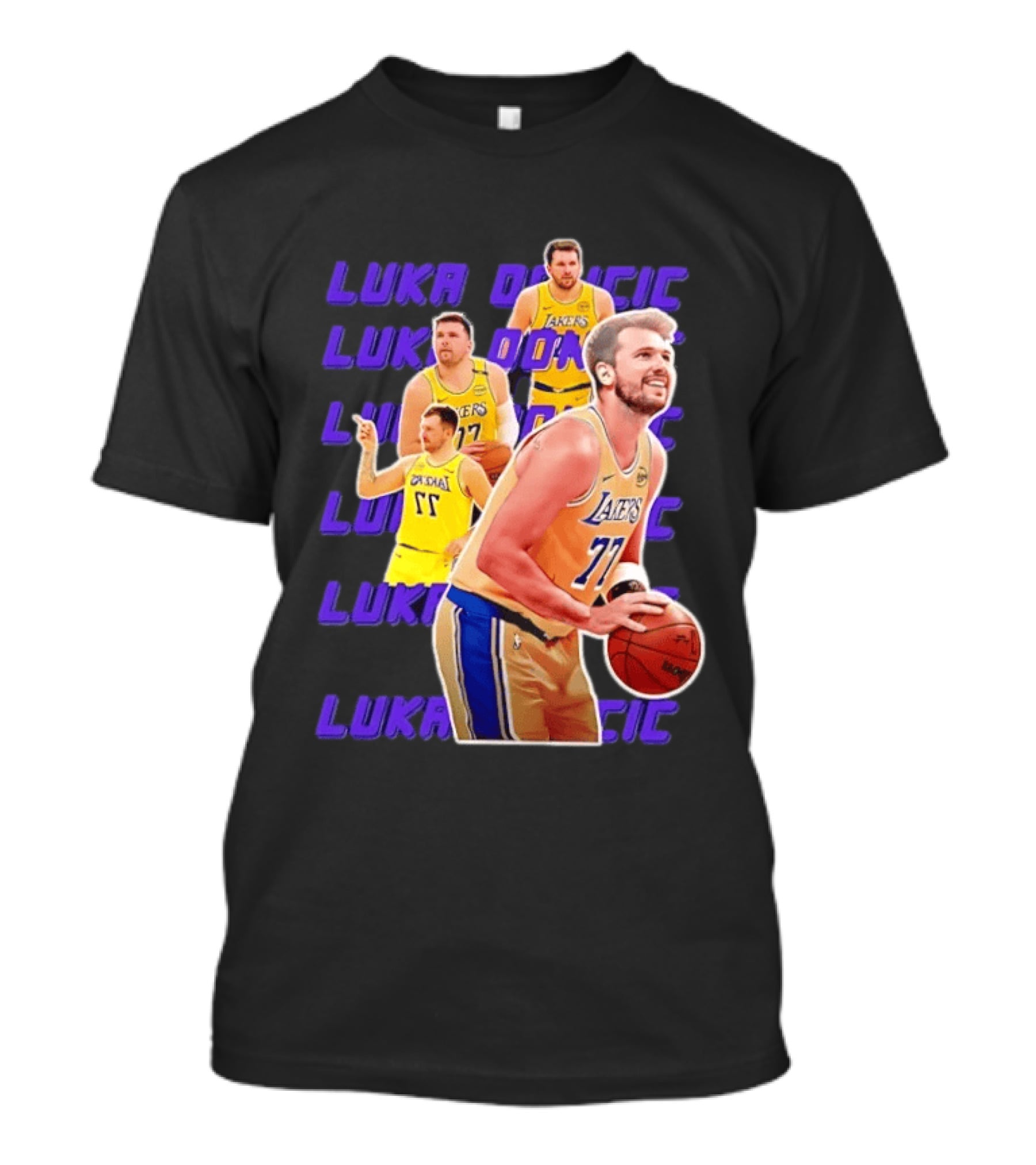 Luka Doncic Los Angeles Lakers 2026 Basketball Player 77 T-Shirt