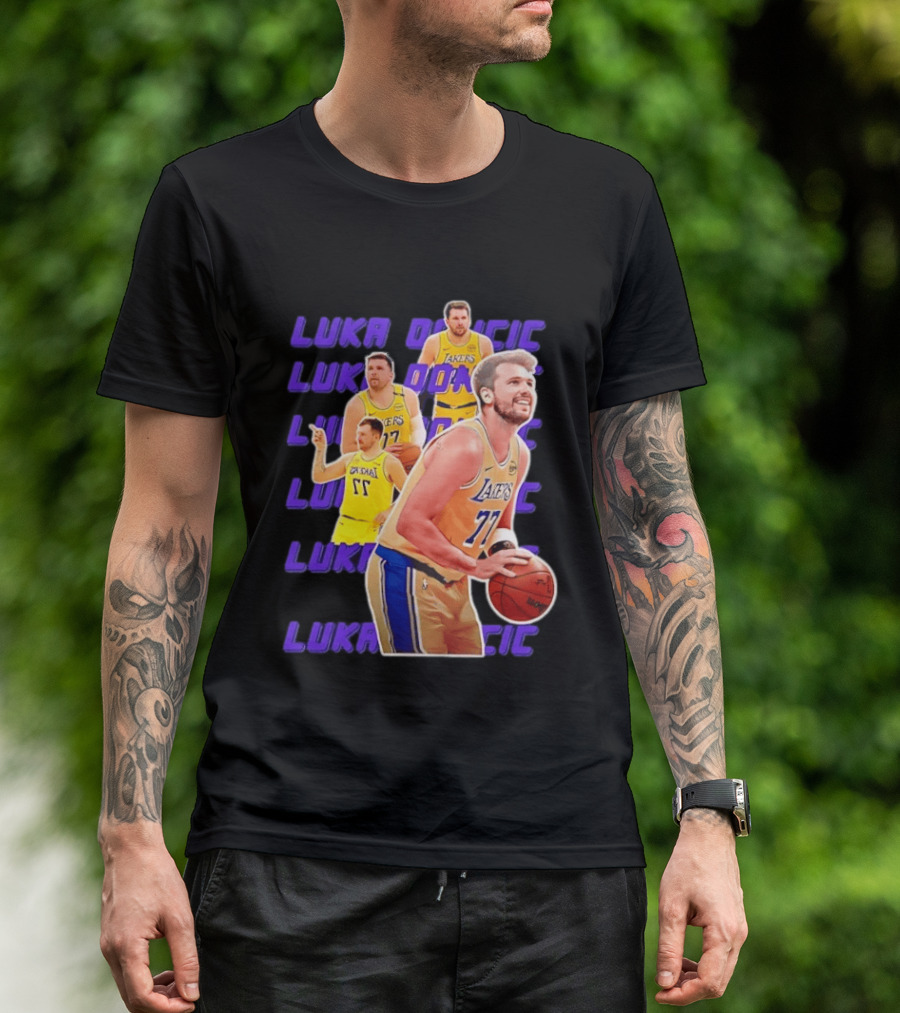Luka Doncic Los Angeles Lakers 2026 Basketball Player 77 T-Shirt