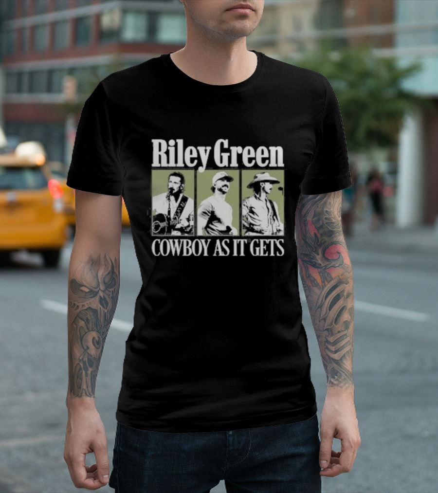 Riley Green Cowboy As It Gets T-Shirt