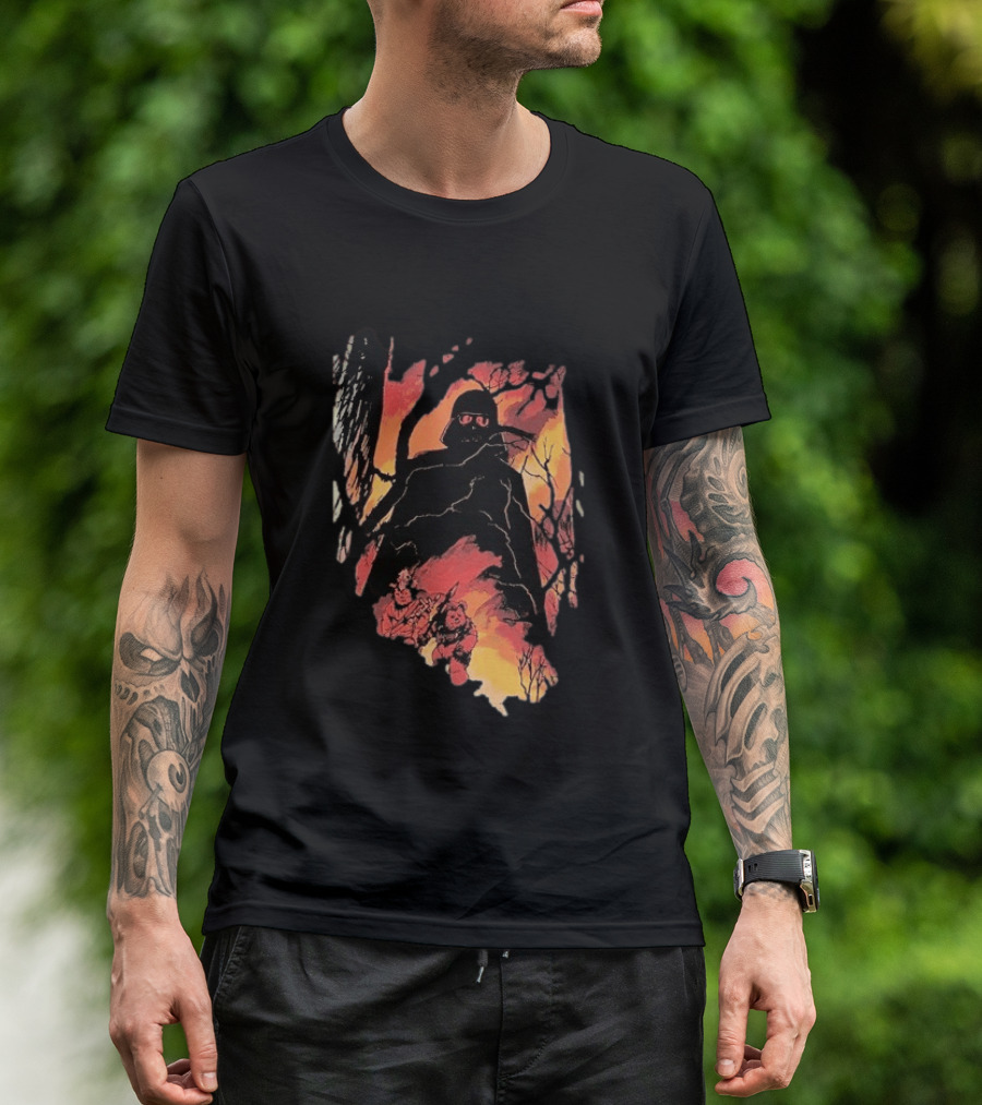 Star Wars Darth Vader Dreams Can't Hurt You Hidden Rebels Forest Scene T-Shirt