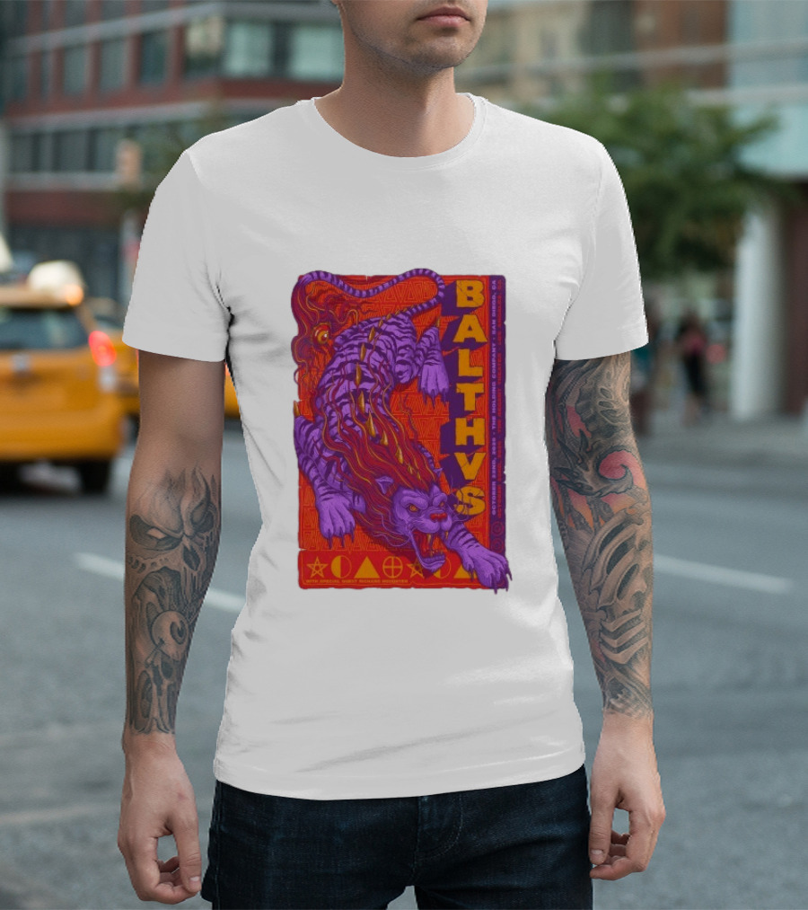 Balthvs San Diego October 22 2026 Featuring Richard Houghten Vibrant Lion T-Shirt