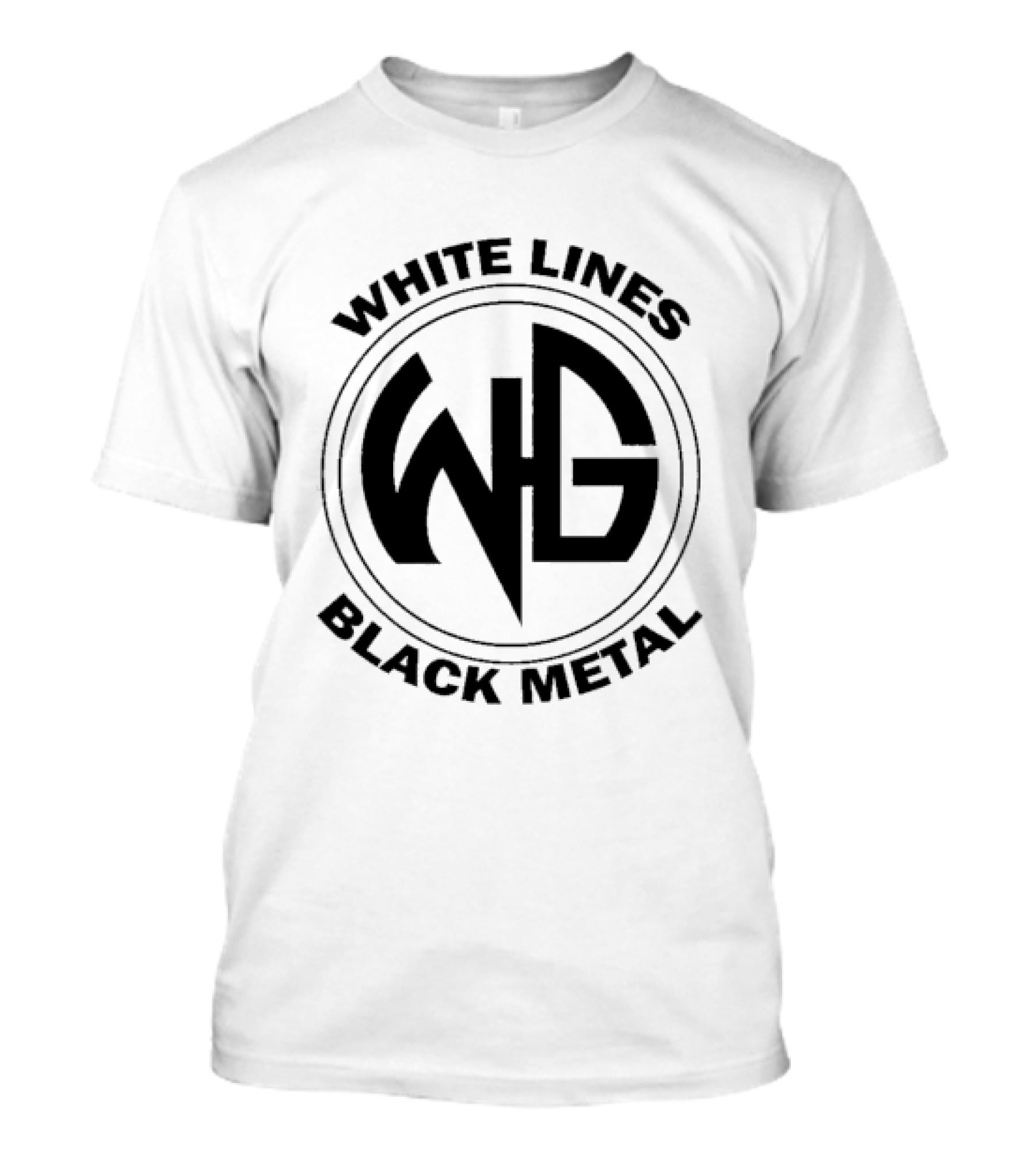 White Lines WG Black Metal T-Shirt
