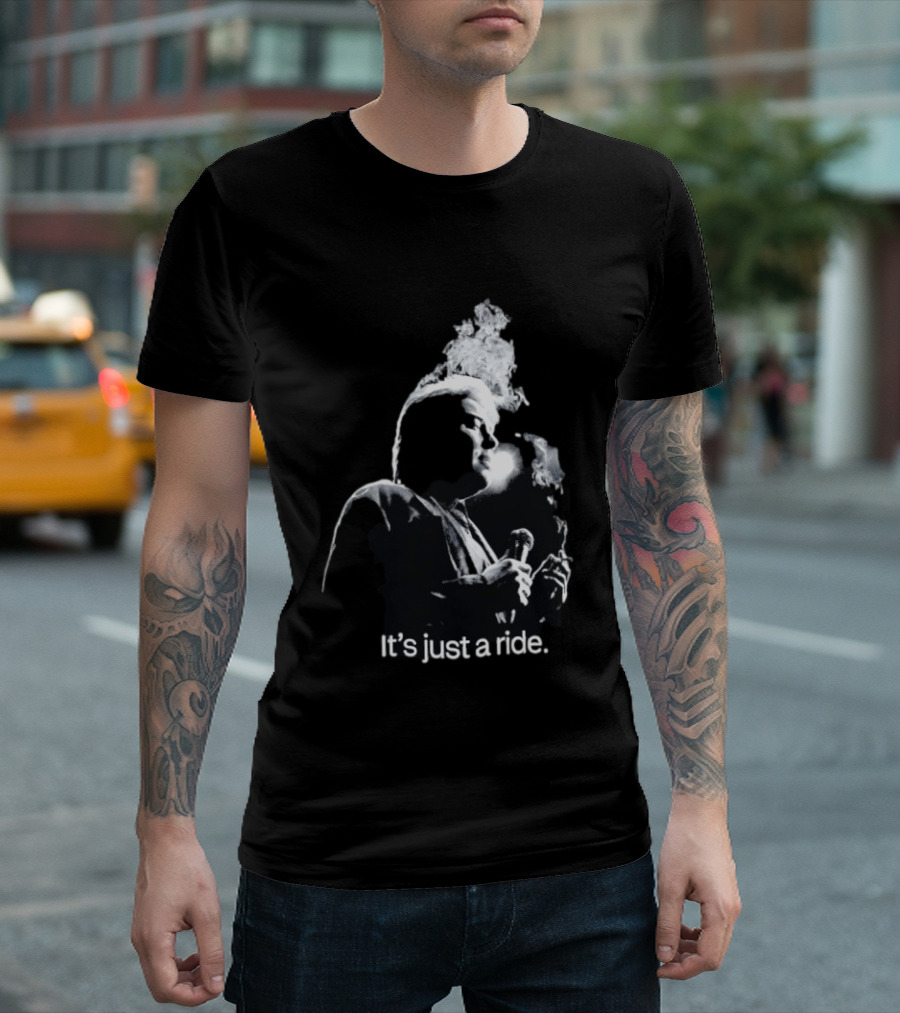 Bill Hicks It's Just A Ride Smoking Microphone T-Shirt