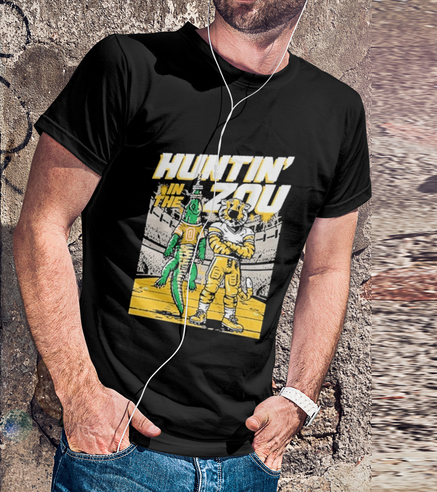 Huntin' In The Zou Mizzou Tigers Vs Florida Gators Stadium Showdown T-Shirt