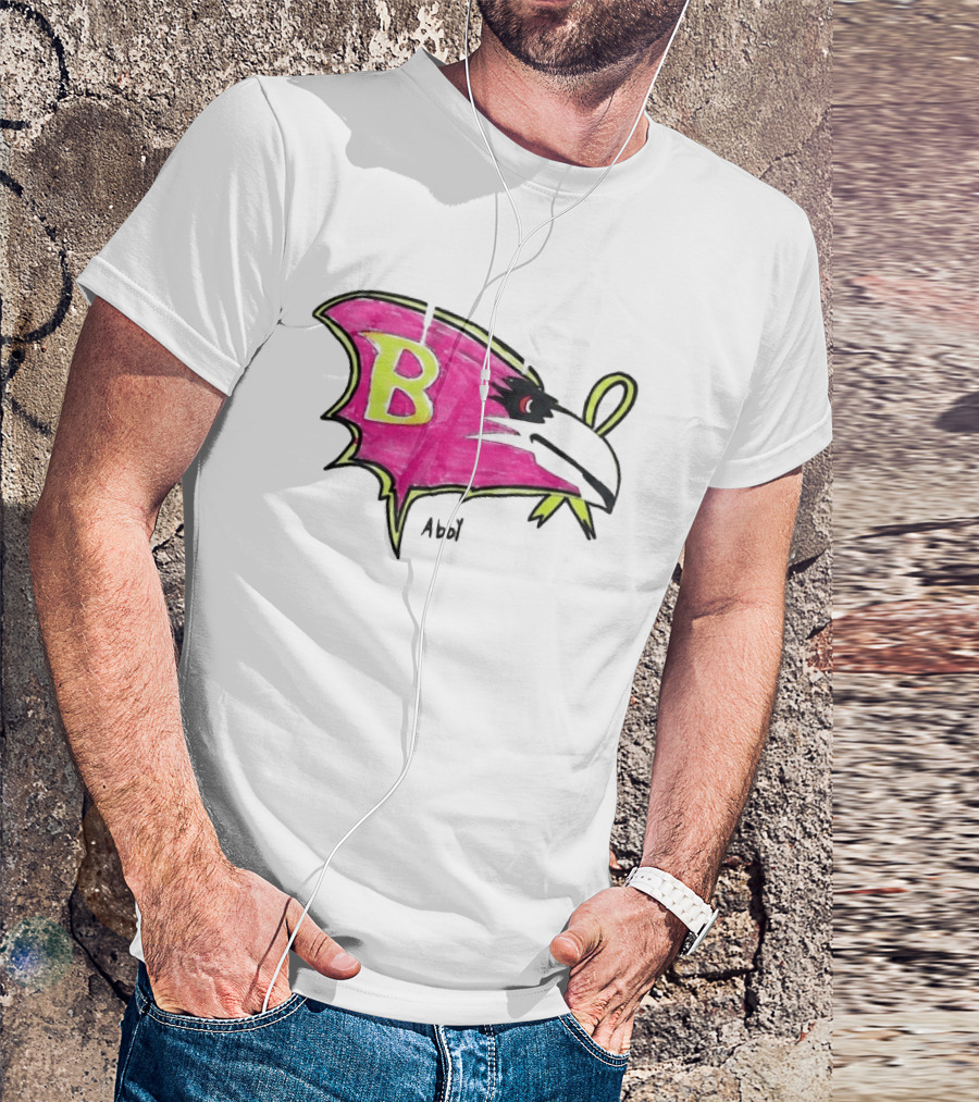 Baltimore Ravens Pink Ribbon Abby B T-Shirt