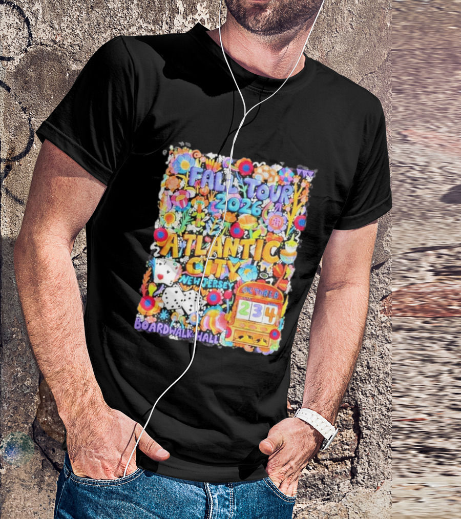 Fall Tour 2026 Atlantic City New Jersey Boardwalk Hall October 2 3 4 Phish Boardwalk Ball T-Shirt