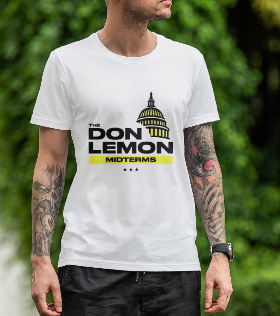 Don Lemon Midterms Capitol Illustration With Stars T-Shirt