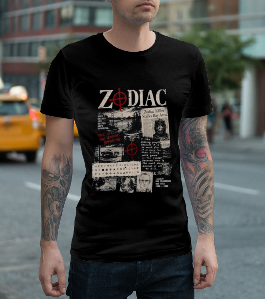 Zodiac Killer This Is The Zodiac Speaking Cipher San Francisco Bay Area T-Shirt