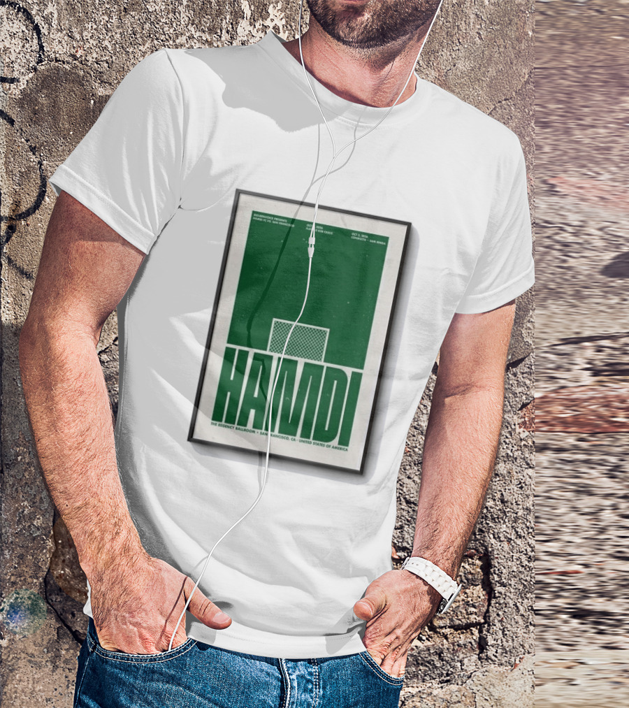 Hamdi The Regency Ballroom San Francisco Oct 2 3 2026 Soccer T-Shirt
