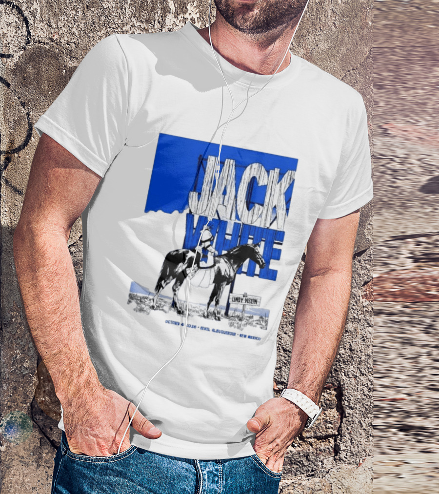 Jack White Live At Revel Entertainment Center Albuquerque October 4 2026 Lindy Vision T-Shirt