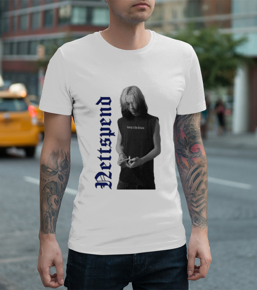Nettspend Early Life Crisis Old English T-Shirt