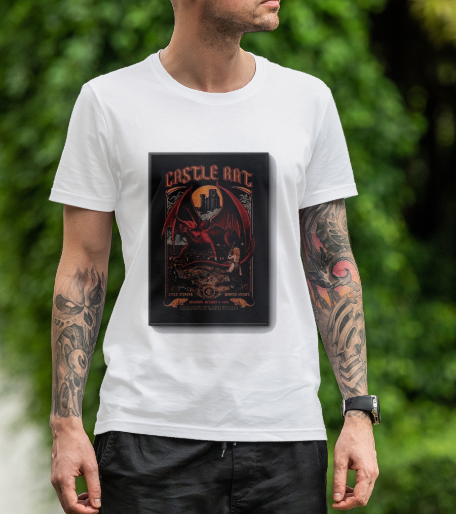 Castle Rat Unto Others Warth Knight Berkeley October 3 2026 T-Shirt