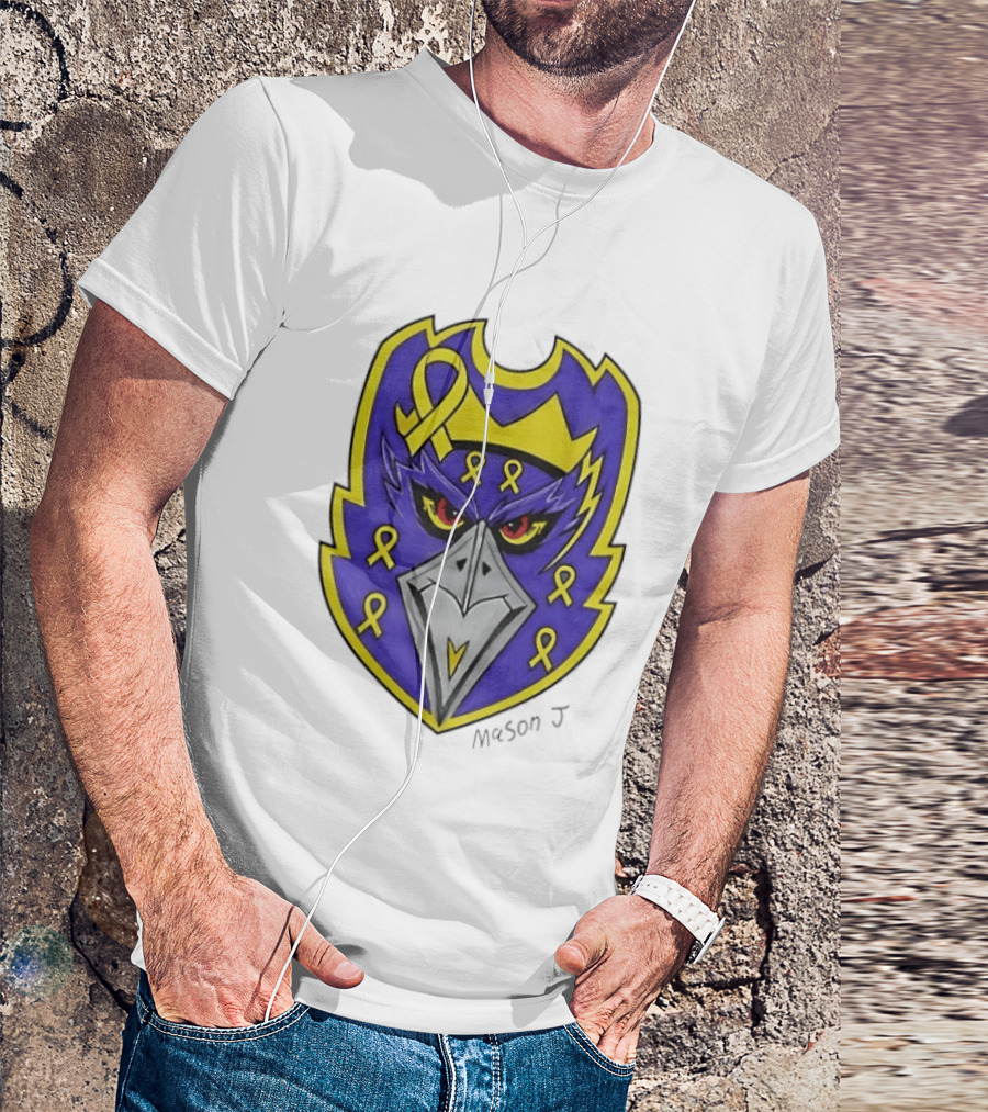 Revans Royale Pride Ribbon Emblem Mason J T-Shirt