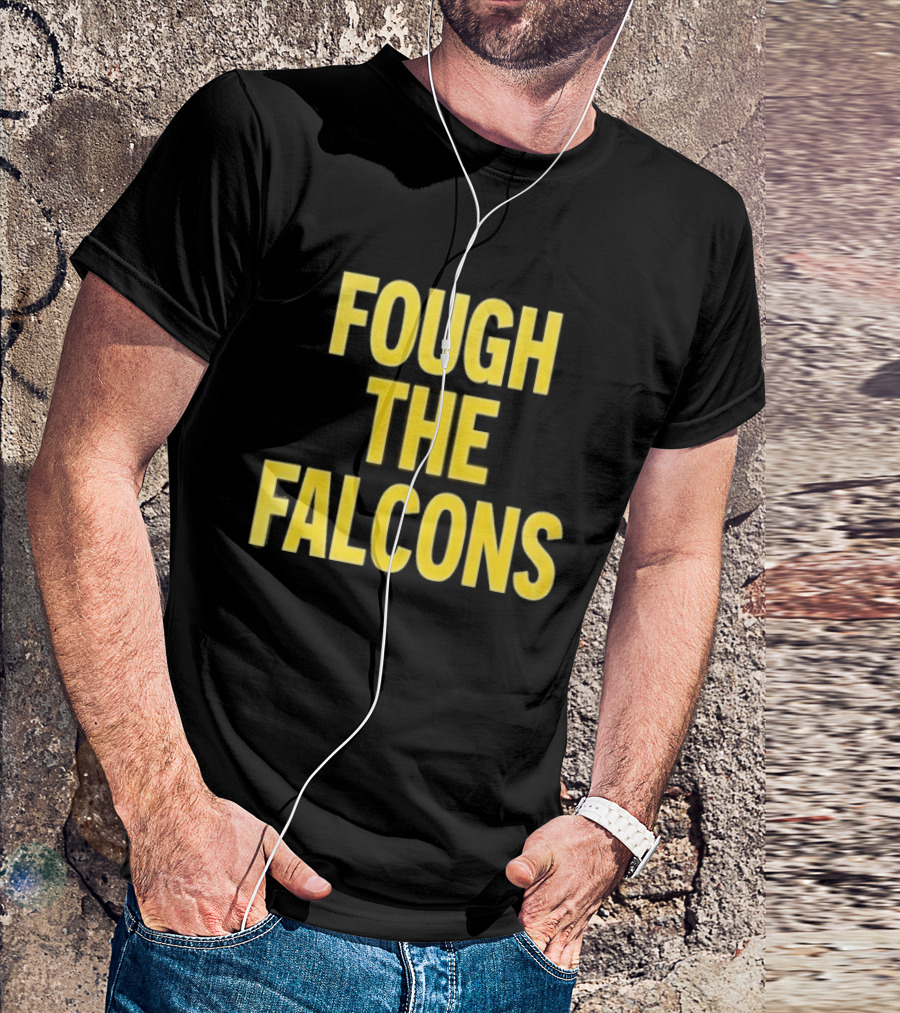 Atlanta Falcons Fough The Falcons Bold Yellow T-Shirt