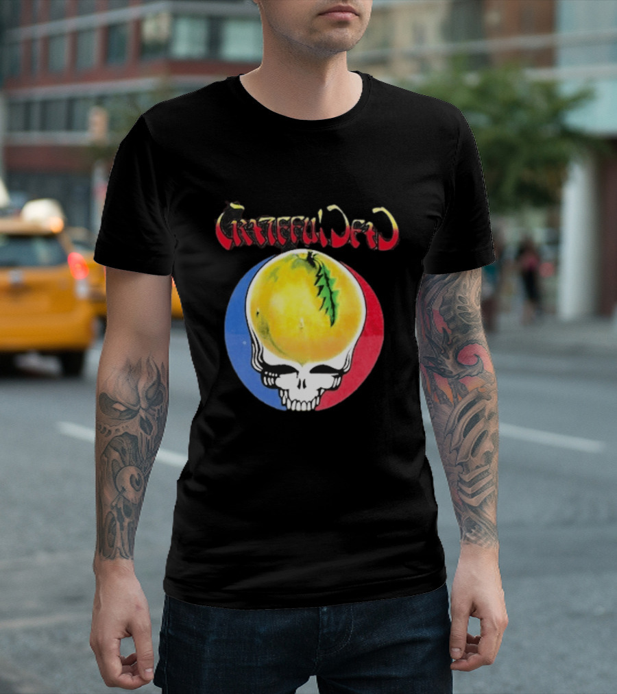 Grateful Dead Steal Your Face Pomelo Skull T-Shirt