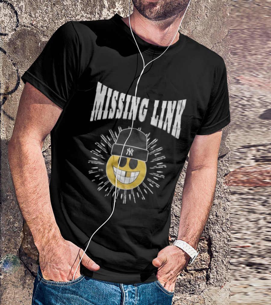 Closed Casket Activities Missing Link Smiley NY Cap T-Shirt