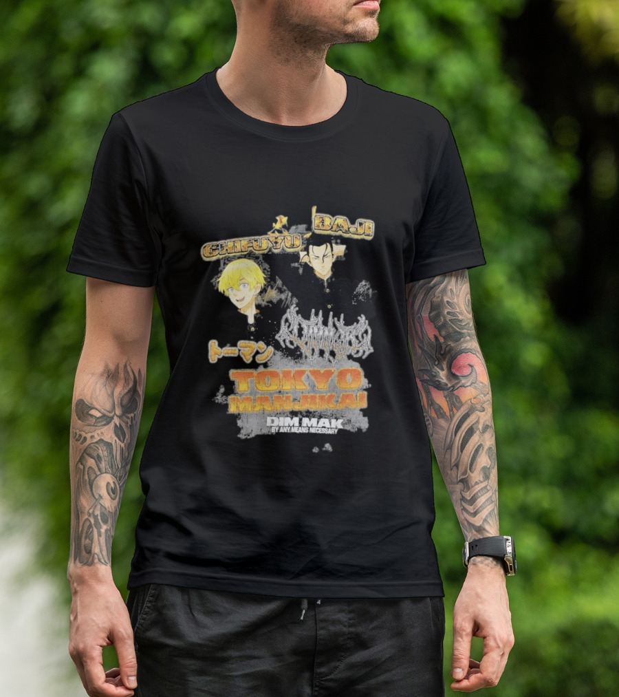 Tokyo Manji Dim Mak Collection Baji Chifuyu Tokyo Revengers T-Shirt