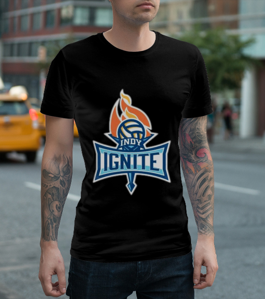 Indy Ignite Volleyball Flame T-Shirt