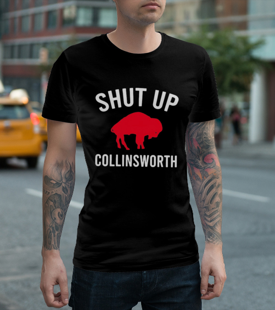Shut Up Collinsworth Red Buffalo T-Shirt