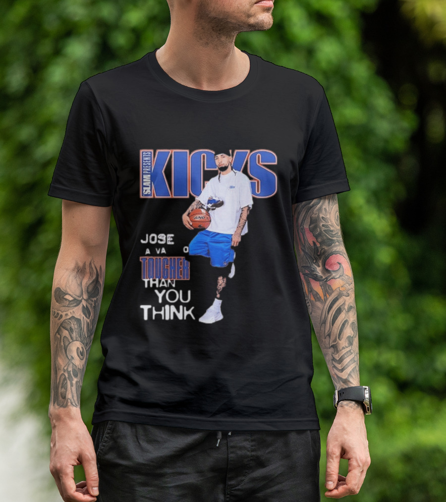 Slam Presents Kicks Jose Alvarado Tougher Than You Think New York Knicks T-Shirt