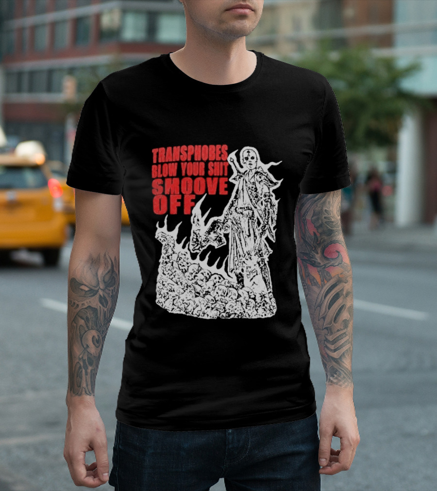 Transphobes Blow Your Smoove Off Flame Spirit T-Shirt