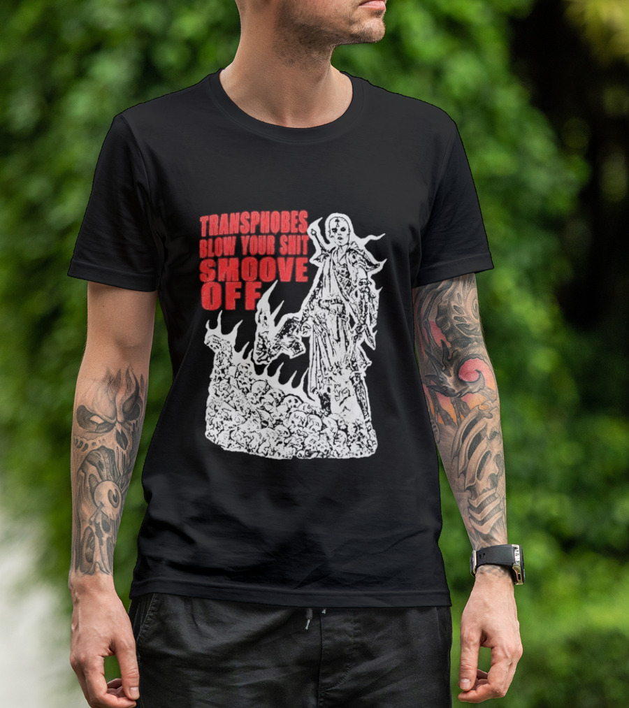 Transphobes Blow Your Smoove Off Flame Spirit T-Shirt