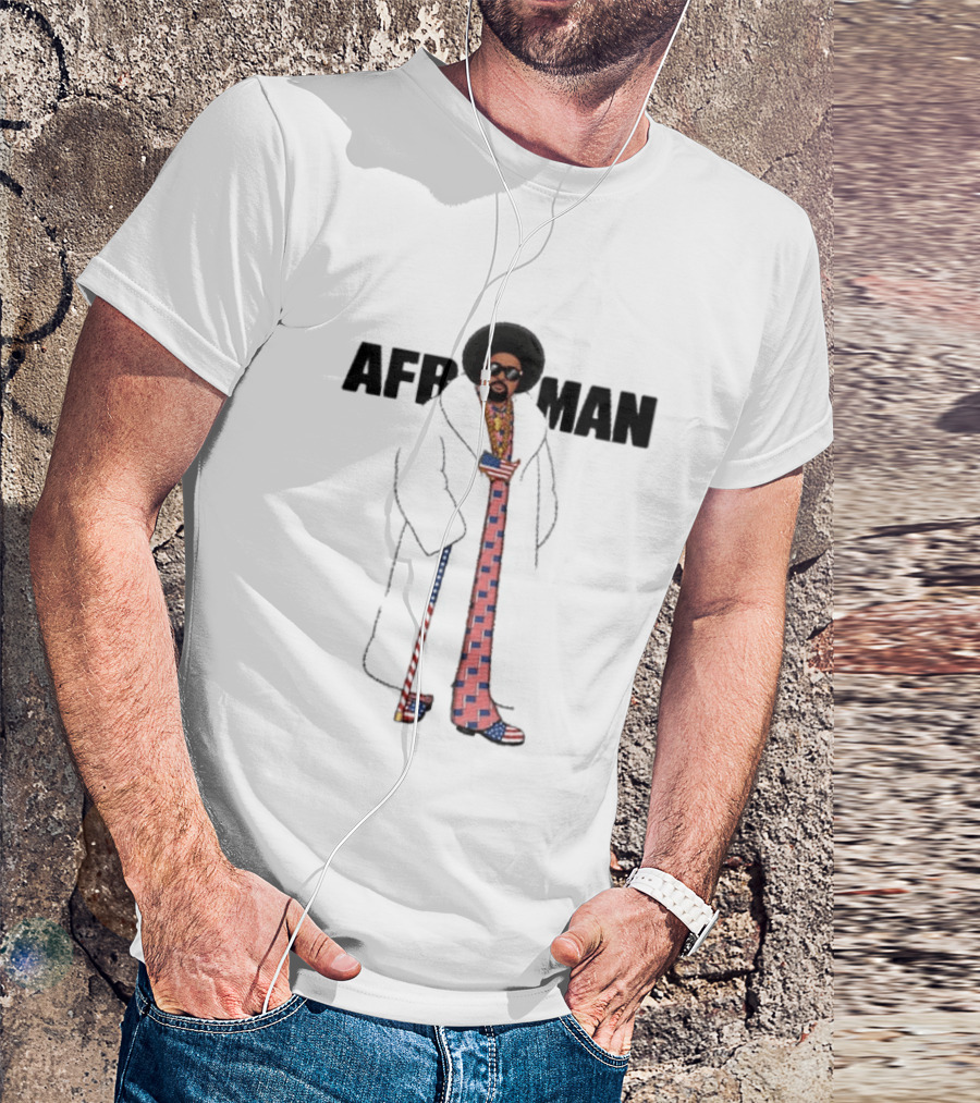Afroman Freedom Of Speech Wine & Big Coat Tour 2026 Stars And Stripes Suit And Cane Outfit T-Shirt
