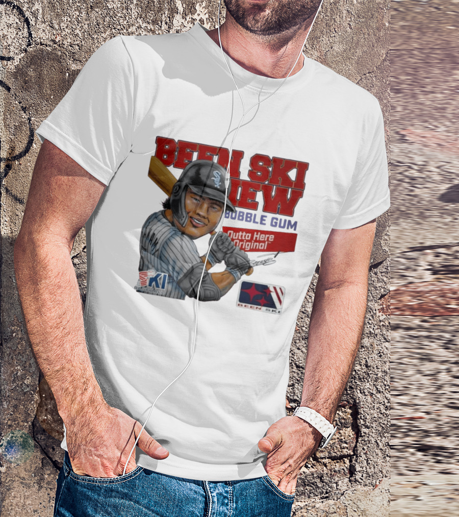 Been Ski View Bubble Gum Outta Here Baseball Original T-Shirt