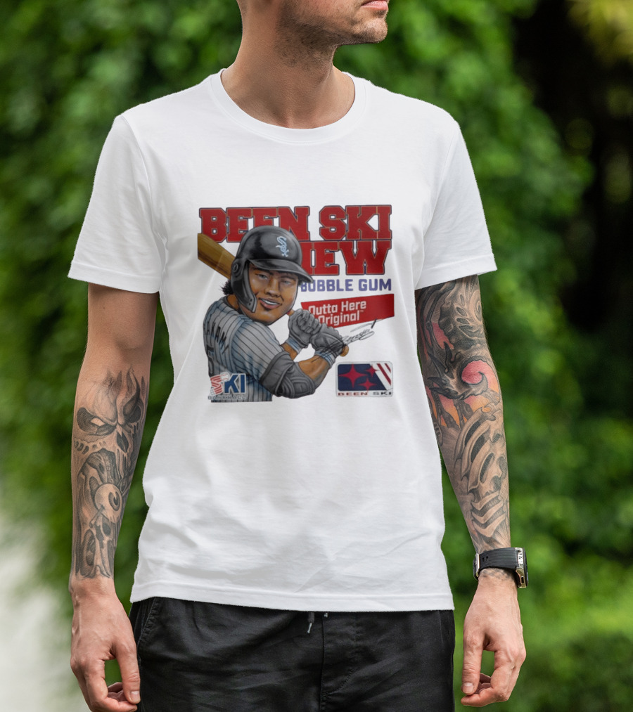 Been Ski View Bubble Gum Outta Here Baseball Original T-Shirt