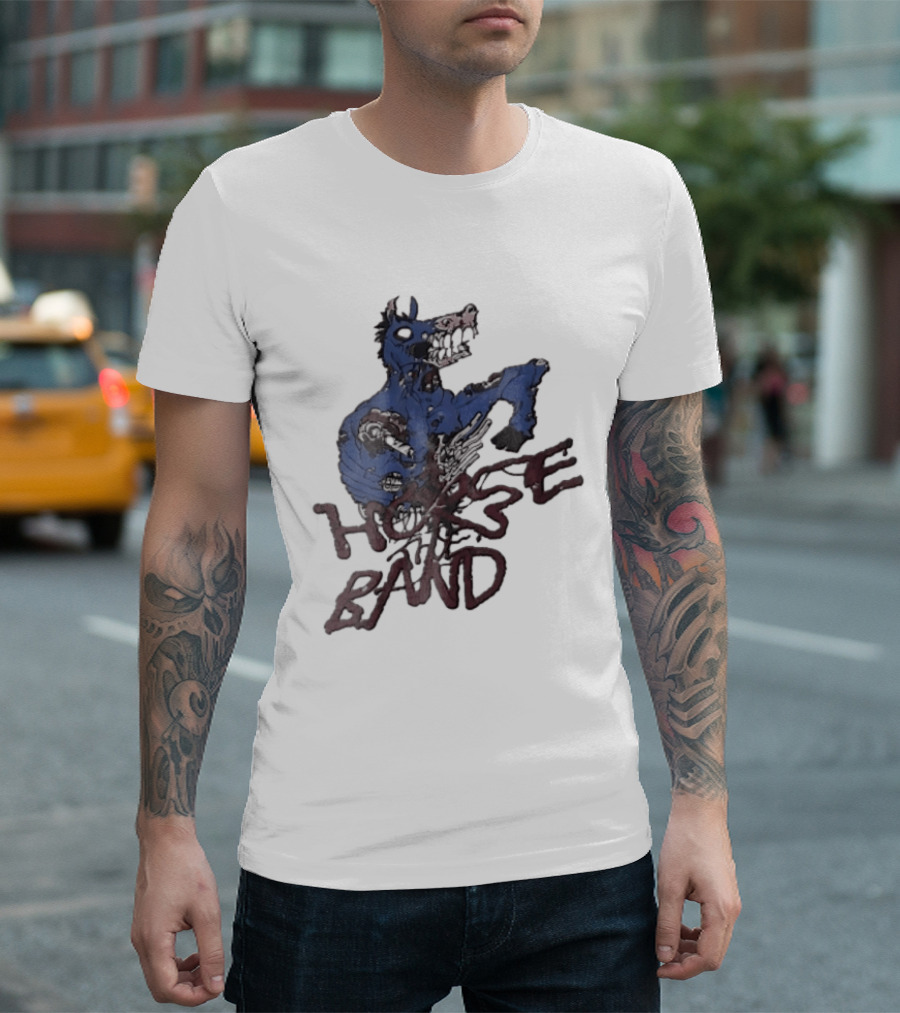 Horse The Band Zombie Horse Creature Monster T-Shirt