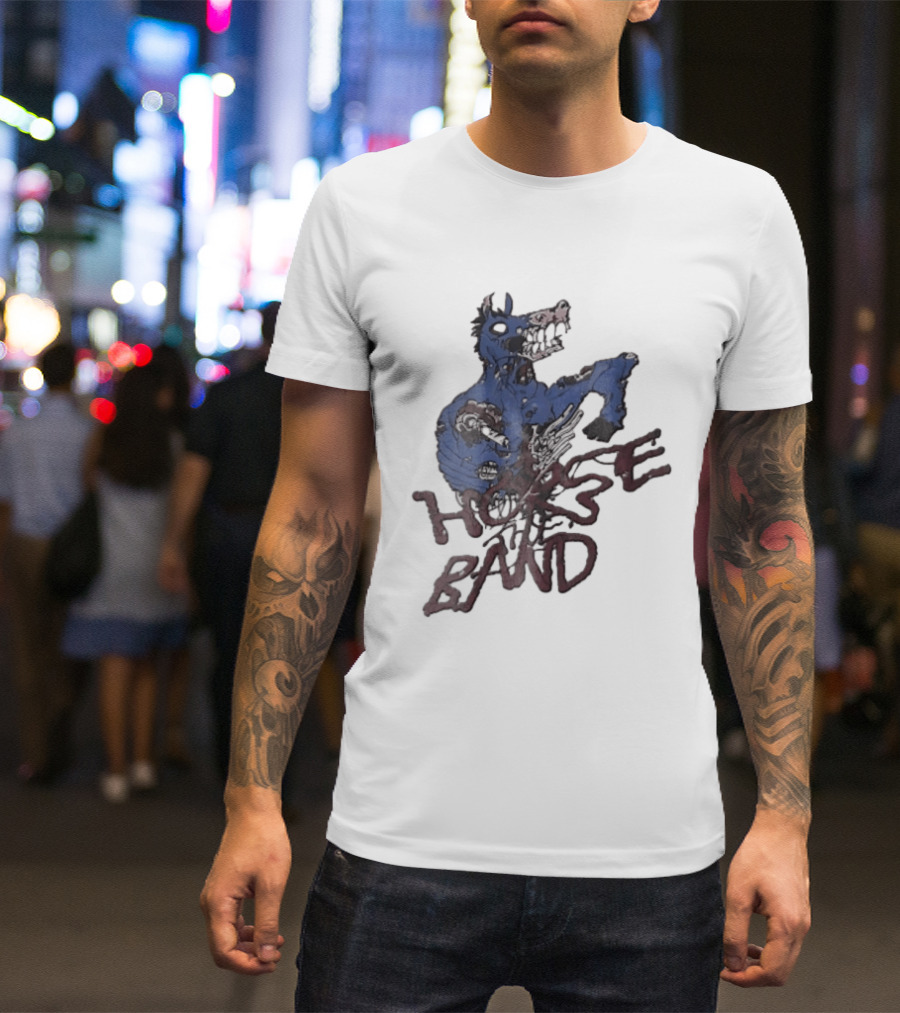 Horse The Band Zombie Horse Creature Monster T-Shirt