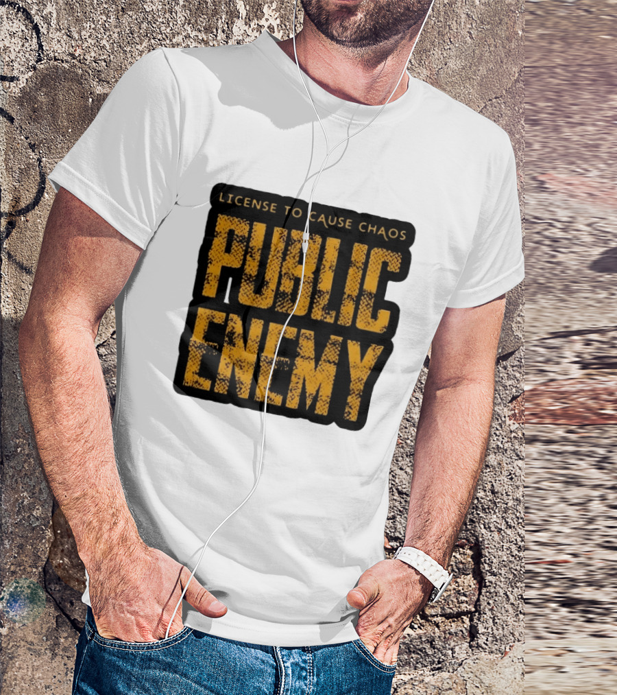 License To Cause Chaos Public Enemy T-Shirt