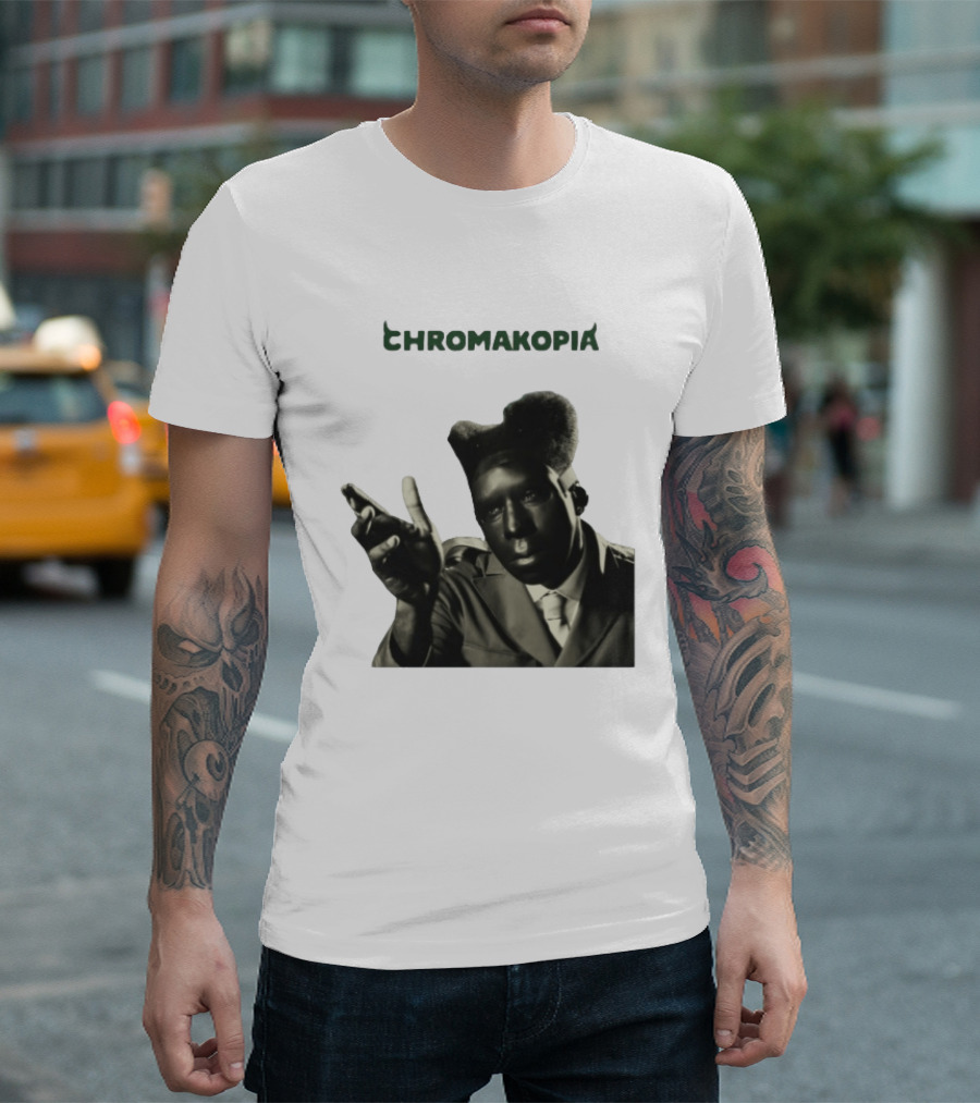 Chromakopia Tyler The Creator Album Concept With Vintage Monochrome T-Shirt