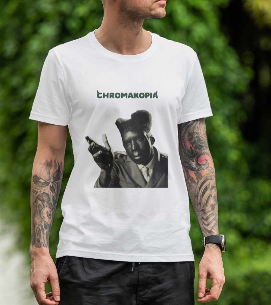 Chromakopia Tyler The Creator Album Concept With Vintage Monochrome T-Shirt