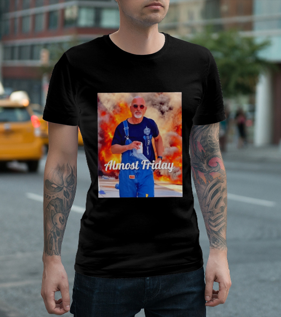 Almost Friday Clash Los Angeles California Explosive T-Shirt