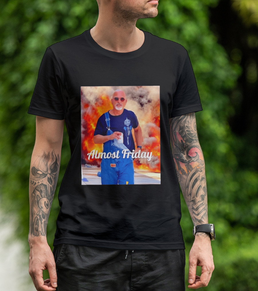 Almost Friday Clash Los Angeles California Explosive T-Shirt