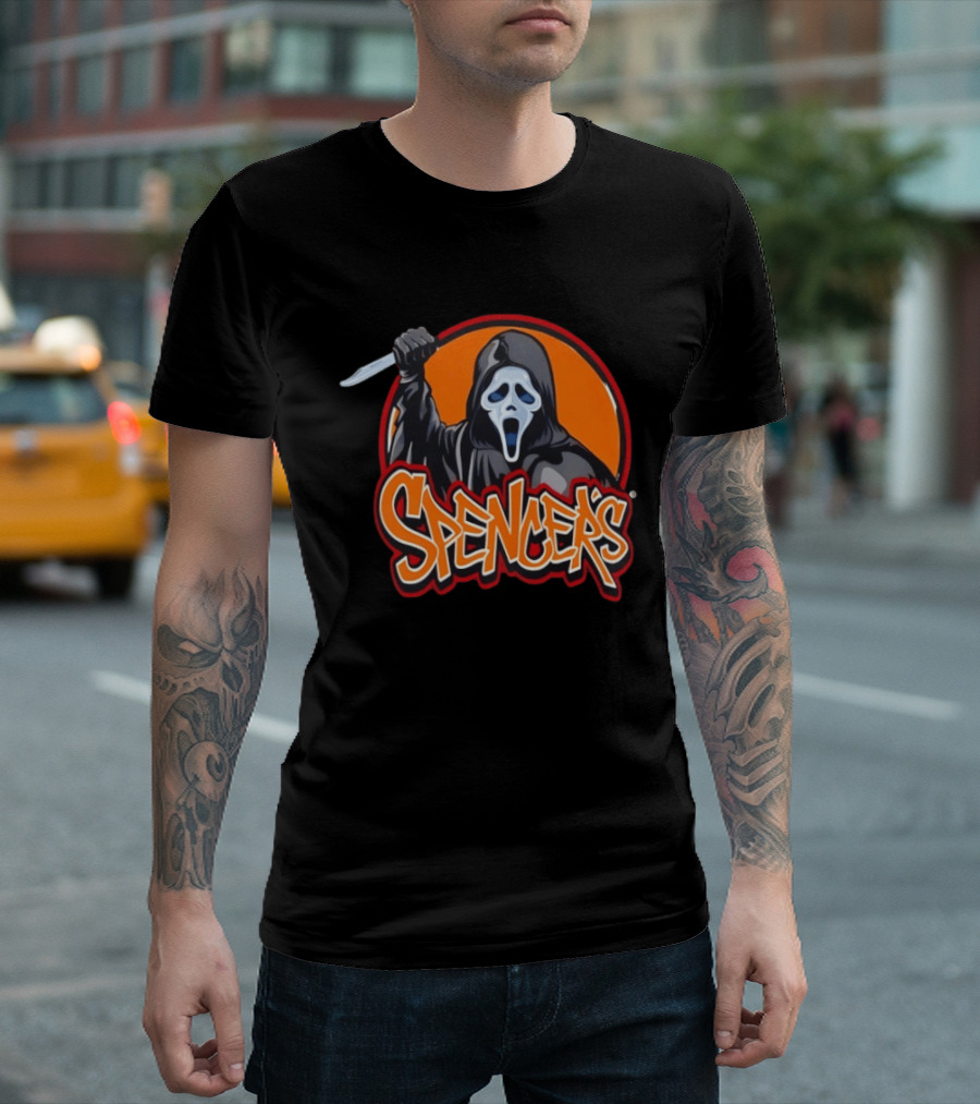 Ghost Face Spencers Halloween 2026 T-Shirt