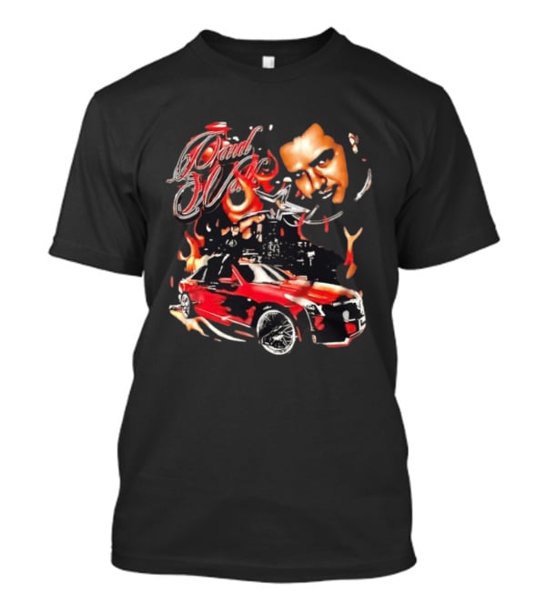 Houston Rap Texas Screwed Up Click DJ Screw 713 Paul Wall Car Flame T-Shirt
