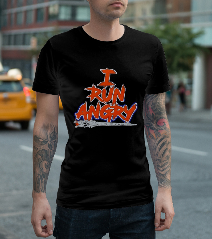 Kyle Monangai Chicago Bears I Run Angry 2026 T-Shirt