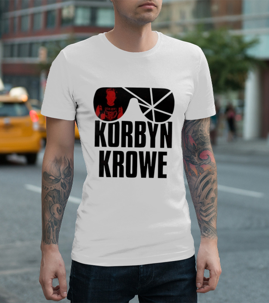 Korbyn Krowe Sunglasses 2026 Butterfly Tattoo T-Shirt