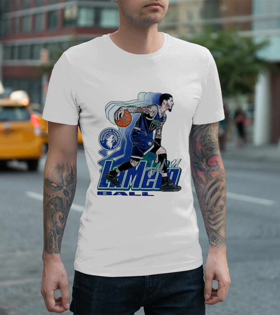 Minnesota Timberwolves LaMelo Ball 2026 Basketball T-Shirt