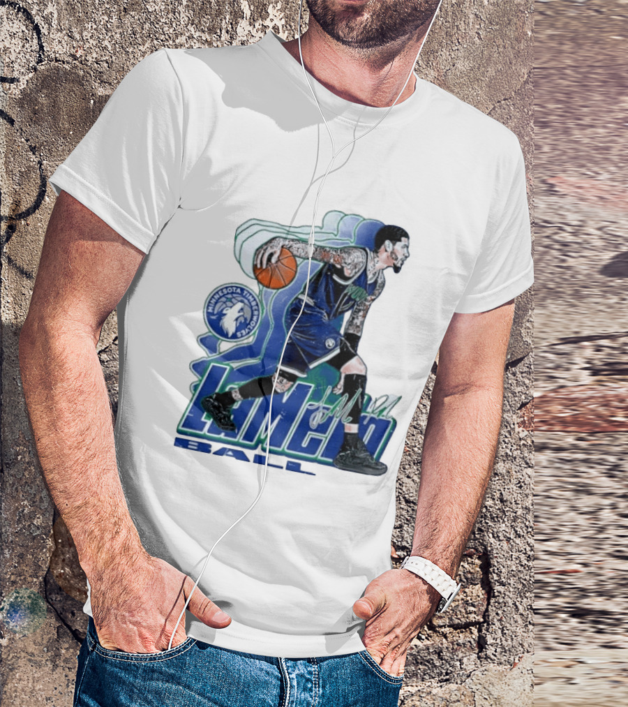 Minnesota Timberwolves LaMelo Ball 2026 Basketball T-Shirt