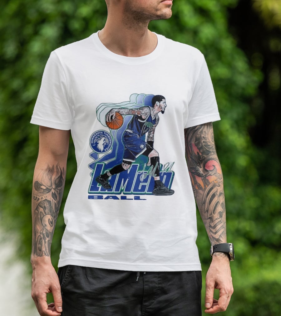 Minnesota Timberwolves LaMelo Ball 2026 Basketball T-Shirt