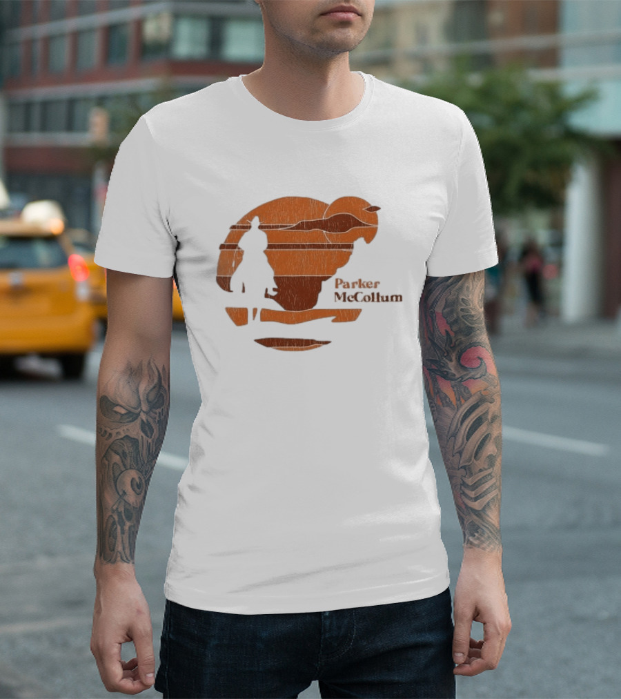 Parker Mccollum Sunset Cowboy Silhouette Rustic T-Shirt