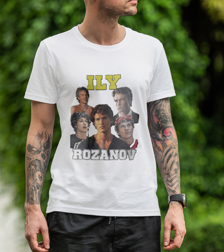 ILY Rozanov Five Portraits Young Man Collage T-Shirt
