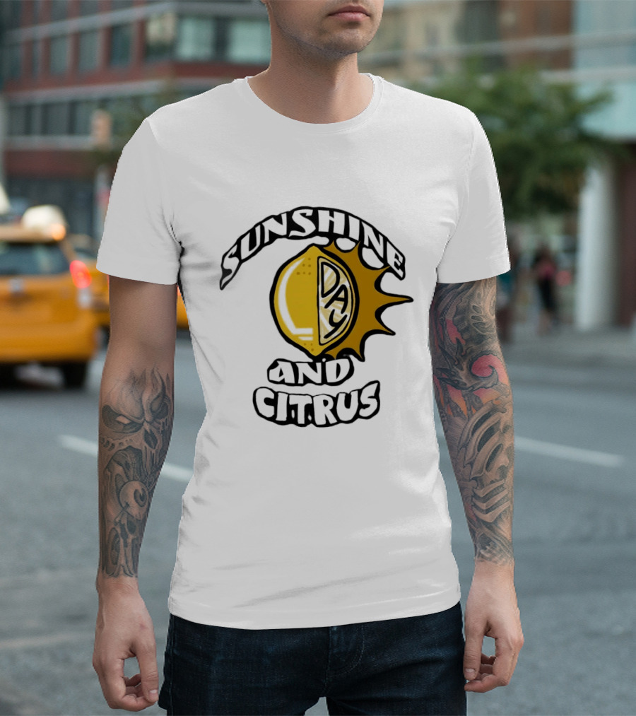 Sunshine Day And Citrus Sun Summer Lemon T-Shirt