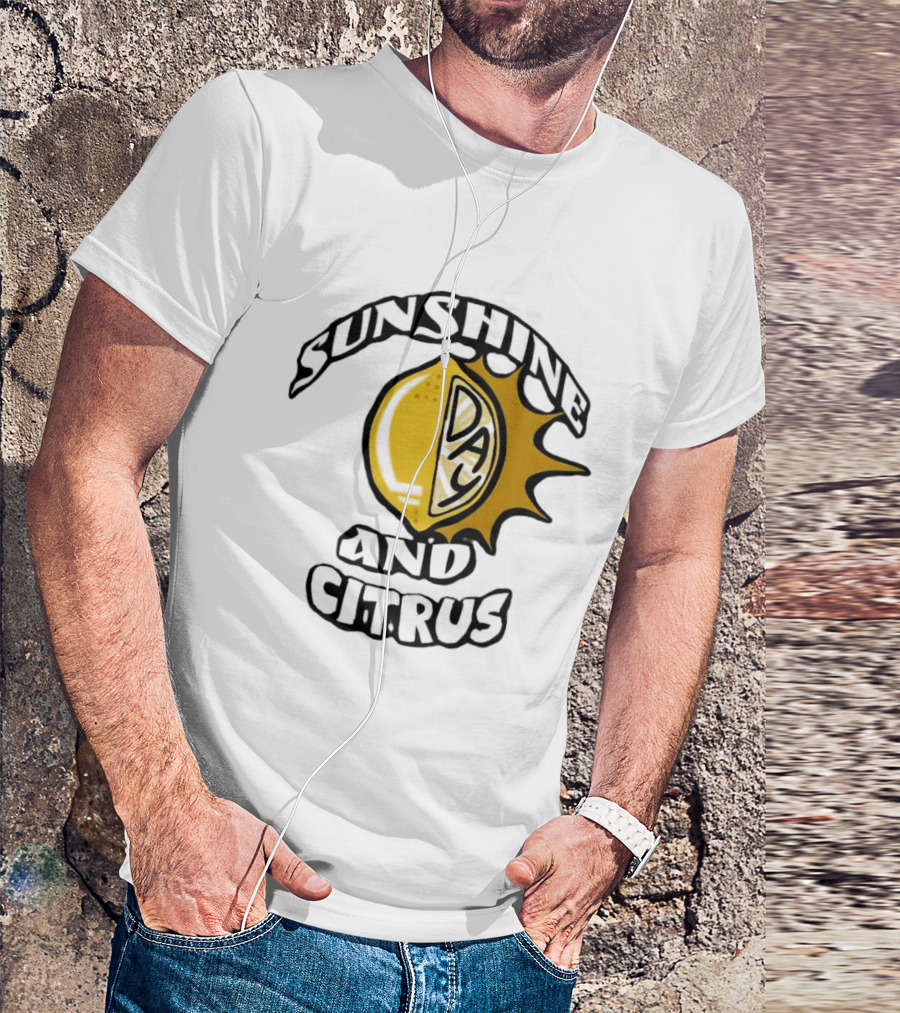 Sunshine Day And Citrus Sun Summer Lemon T-Shirt