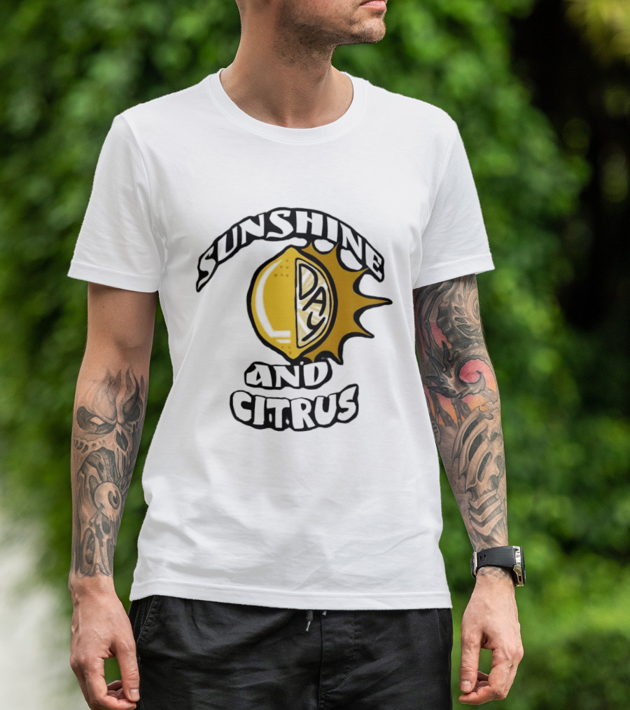 Sunshine Day And Citrus Sun Summer Lemon T-Shirt