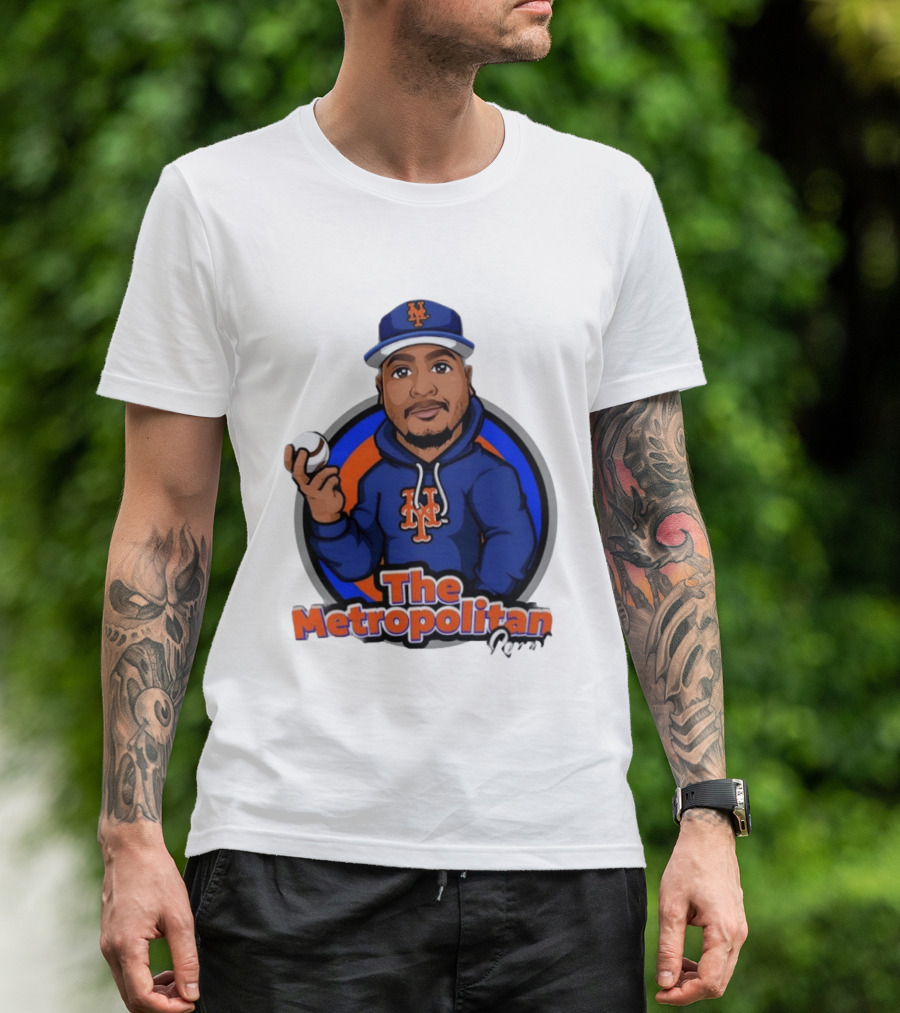 The Metropolitan Report New York Mets Baseball Fan T-Shirt