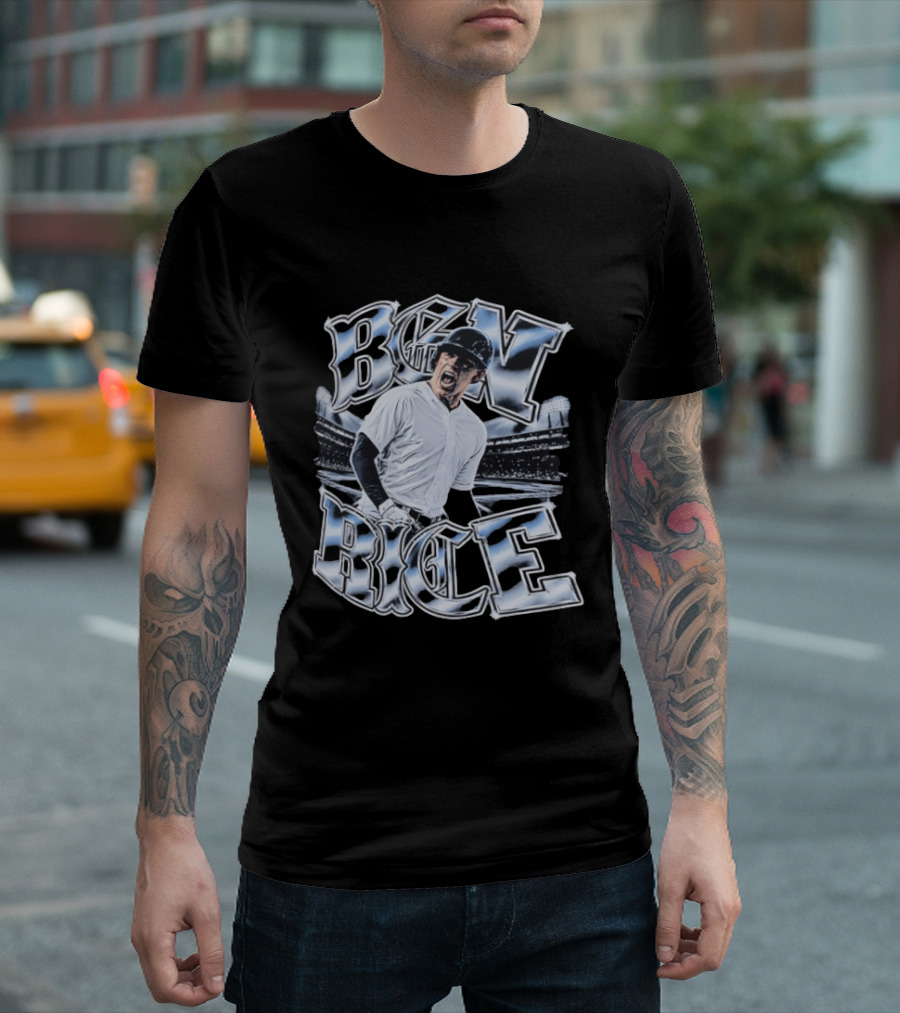 Ben Rice New York Yankees October Power Baseball Stadium T-Shirt